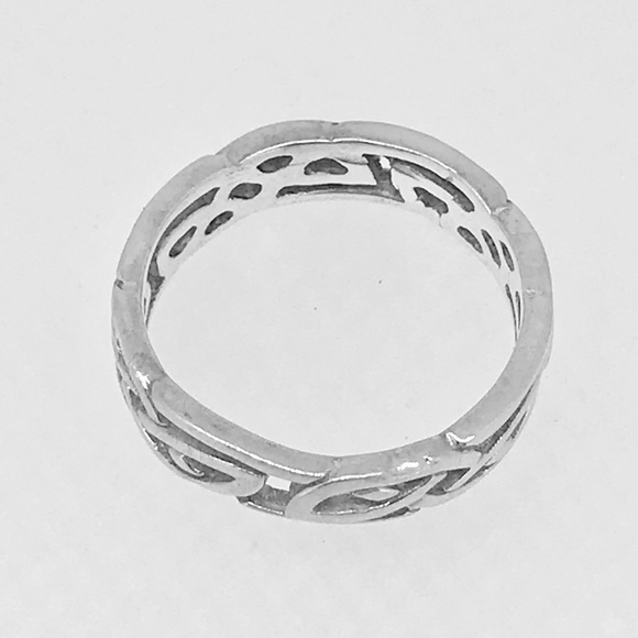 NWT Sterling silver .925 Celtic pattern men’s band - Picture 2 of 5